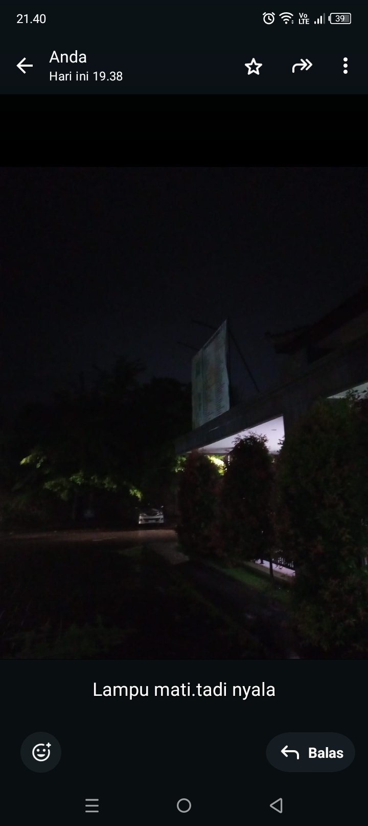 Foto barang rusak