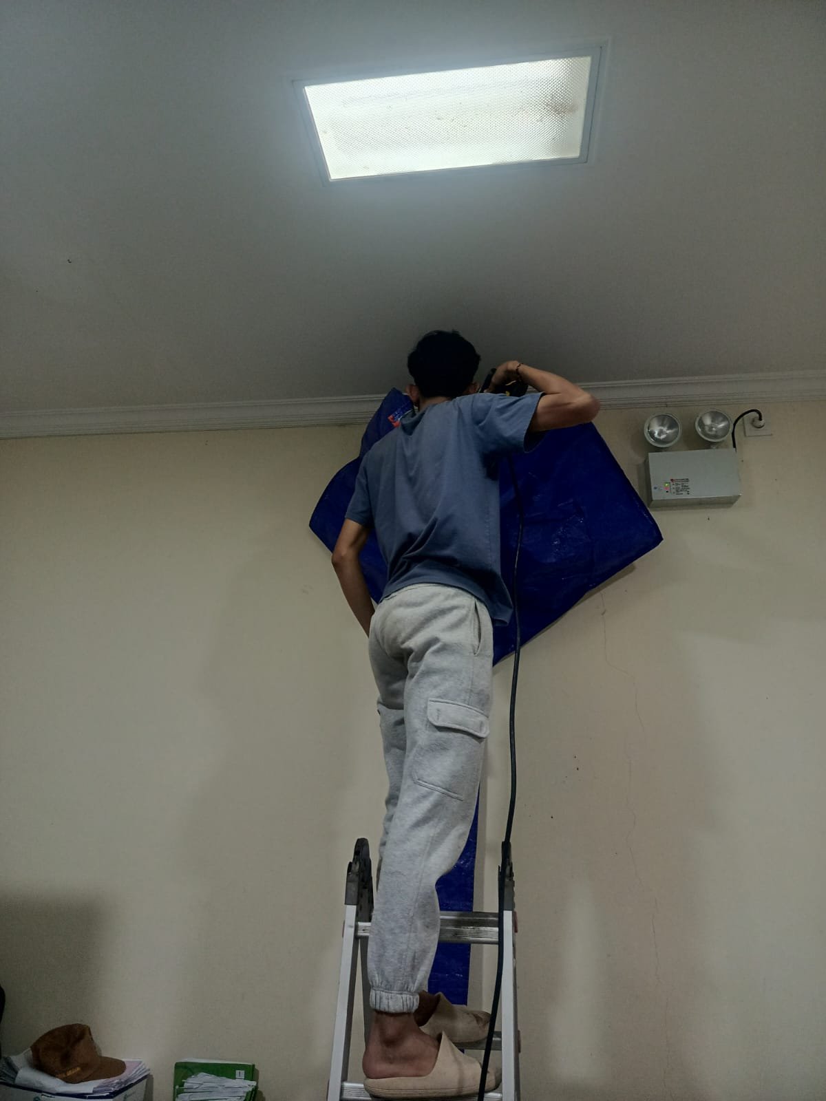 Foto progres perbaikan