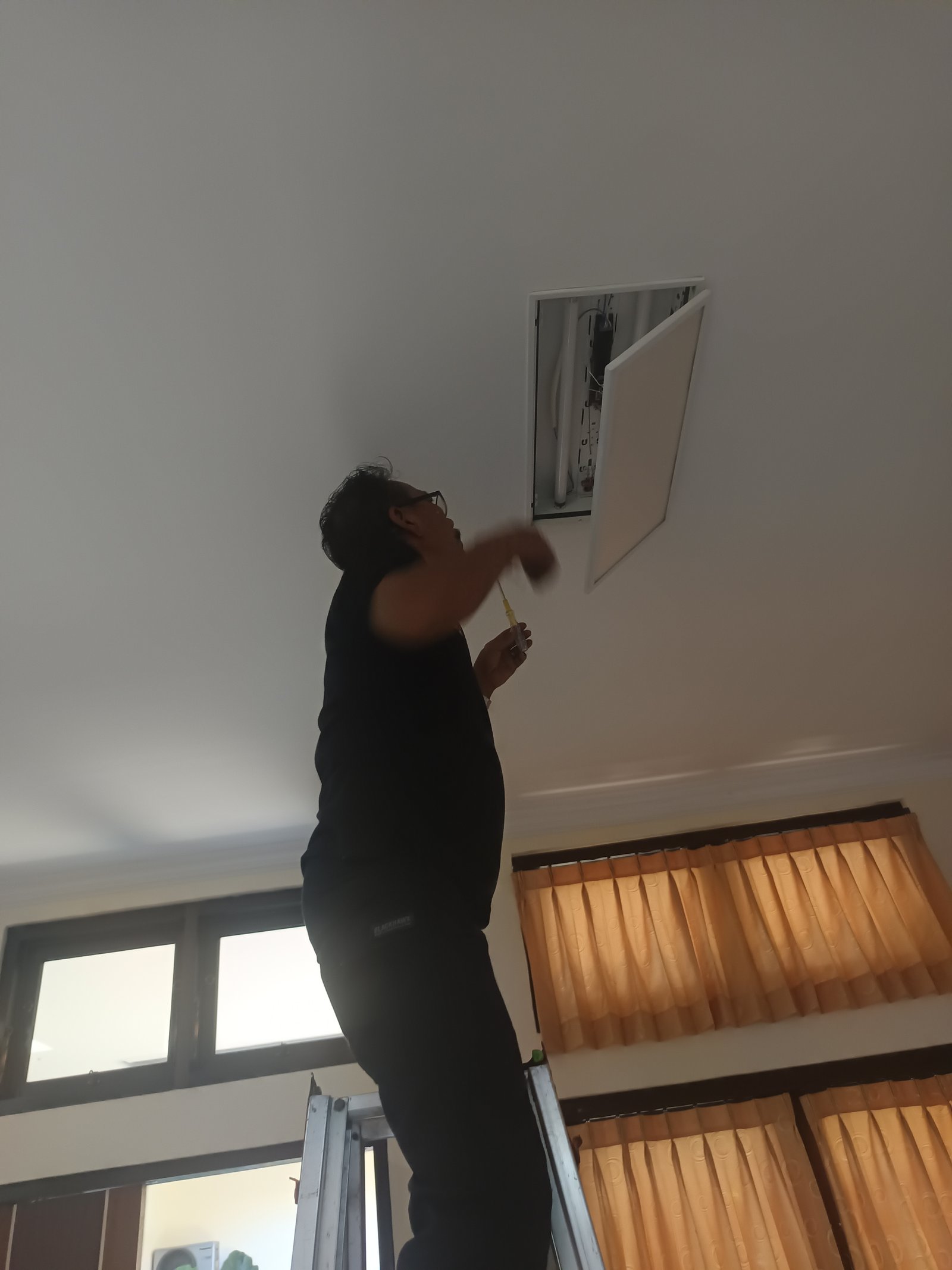 Foto progres perbaikan