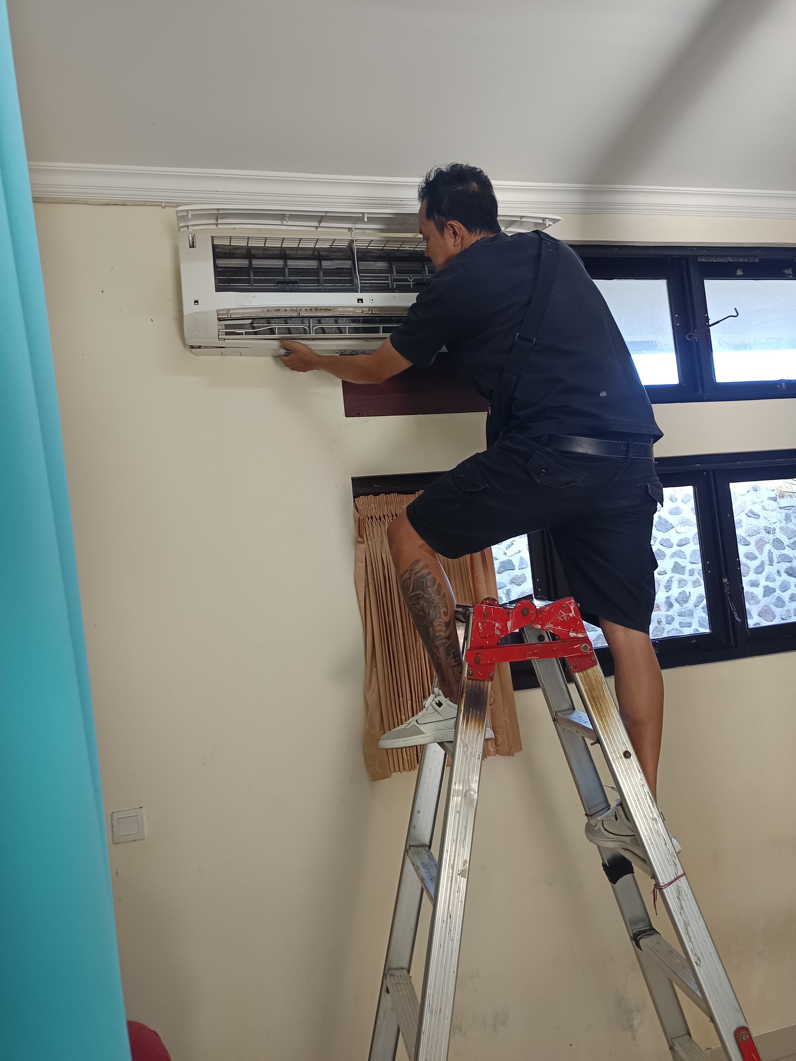 Foto progres perbaikan