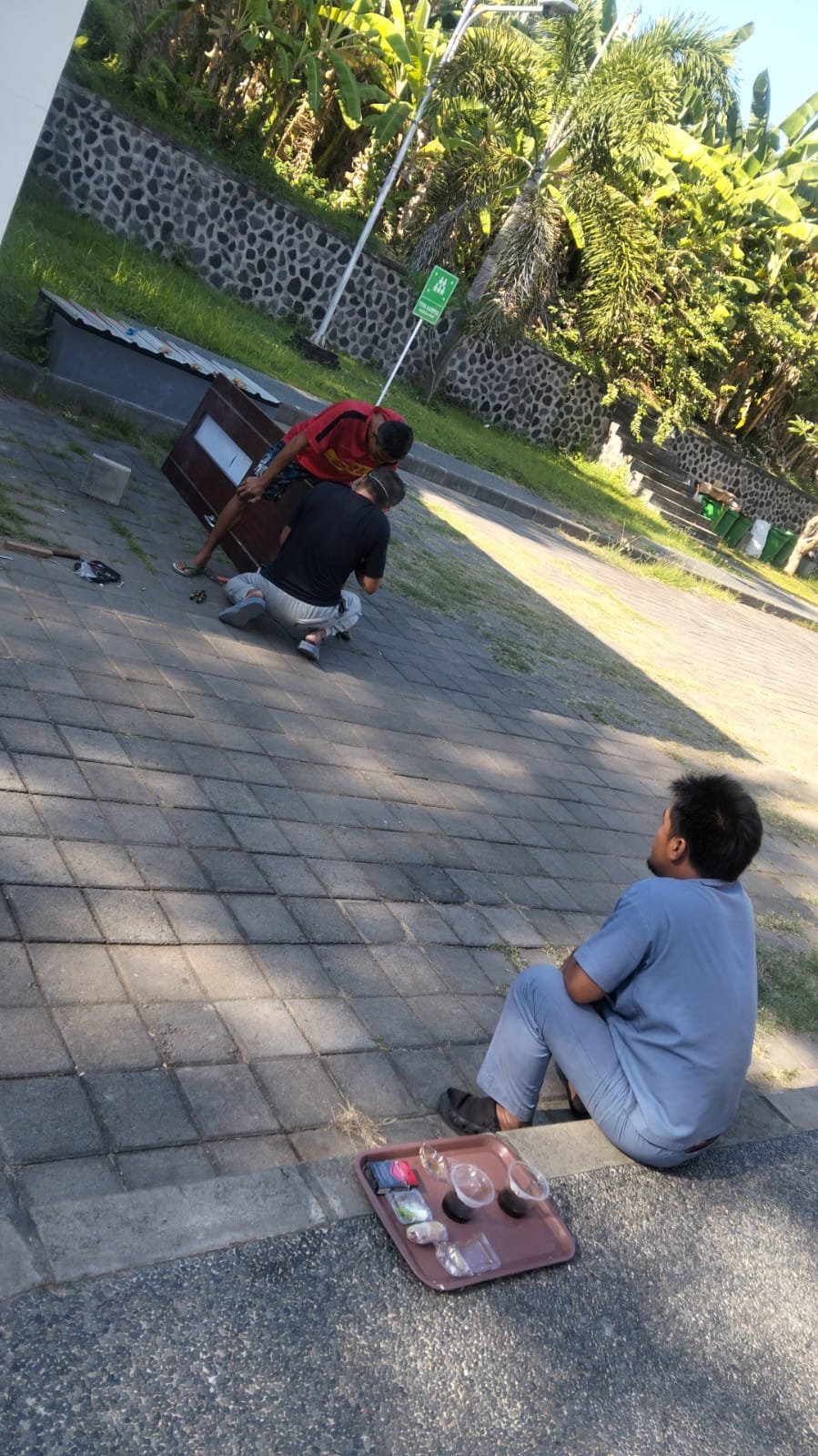 Foto progres perbaikan