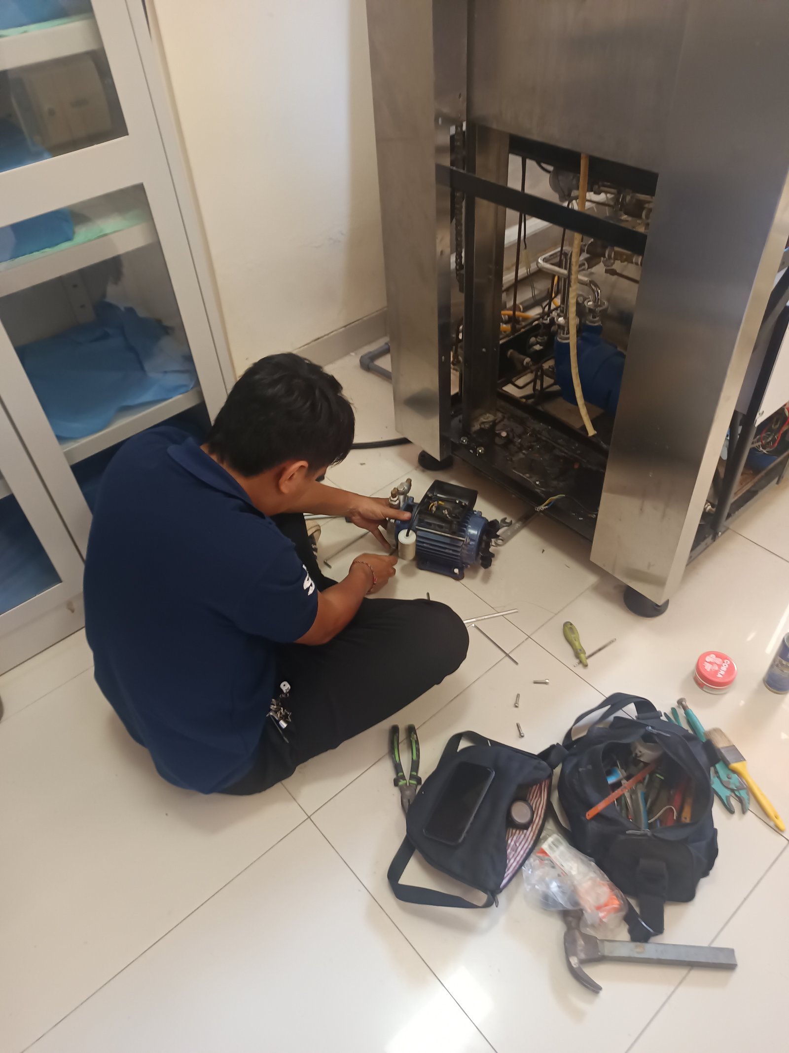 Foto progres perbaikan